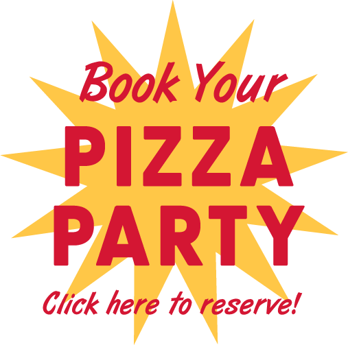 Book Your Pizza Party Starburst with glow